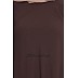 Simple Umbrella abaya with frills on sleeves- Coffee-Brown Simple Umbrella abaya with frills on sleeves- Coffee-Brown